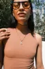 The Sun Tarot Card Pendant Necklace sold by Mulberry and Grand