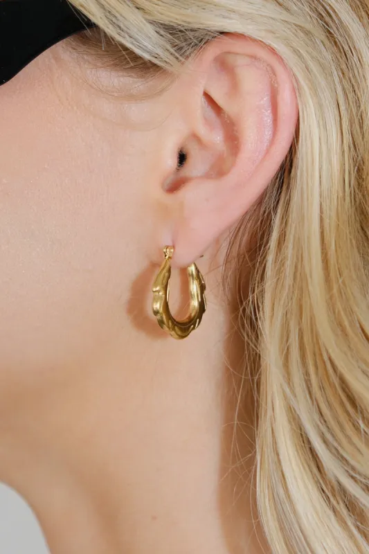 Prudence Hoop Earrings sold by Mulberry and Grand