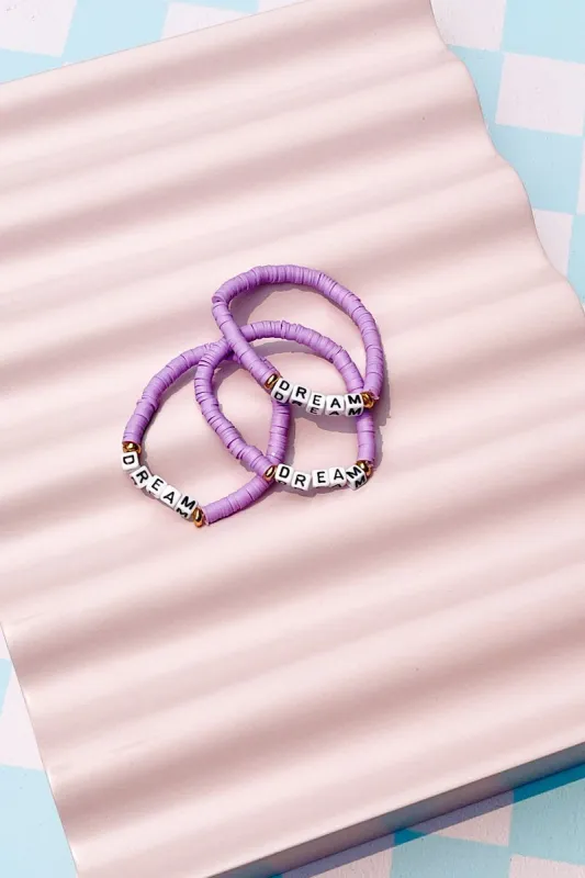 Dream Inspirational Beaded Bracelet sold by Mulberry and Grand