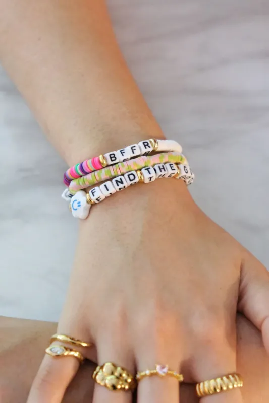 BFFR Inspirational Beaded Bracelet sold by Mulberry and Grand