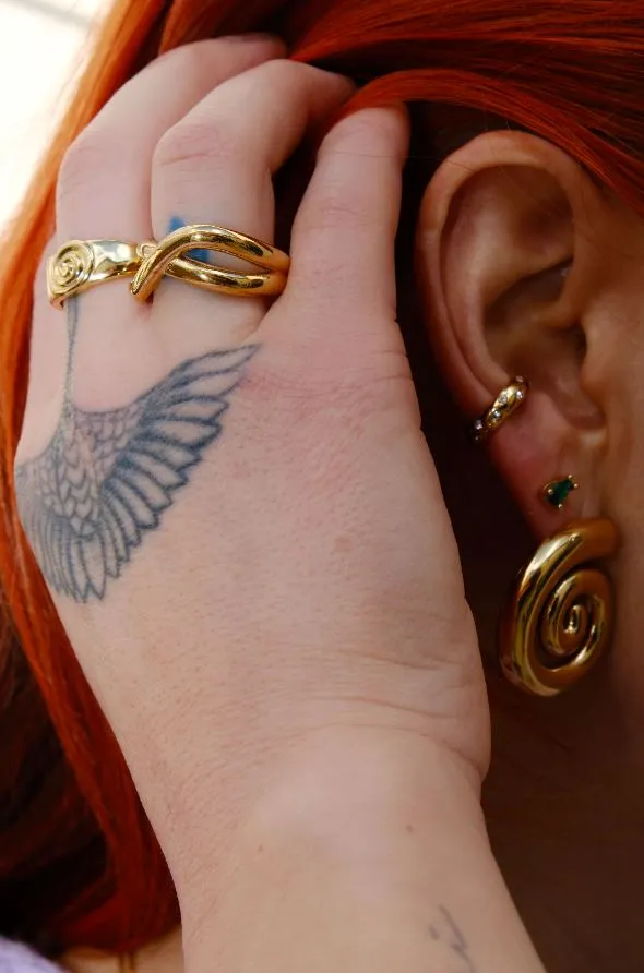 Overlap Stacking Ring sold by Mulberry and Grand product image thumbnail 2