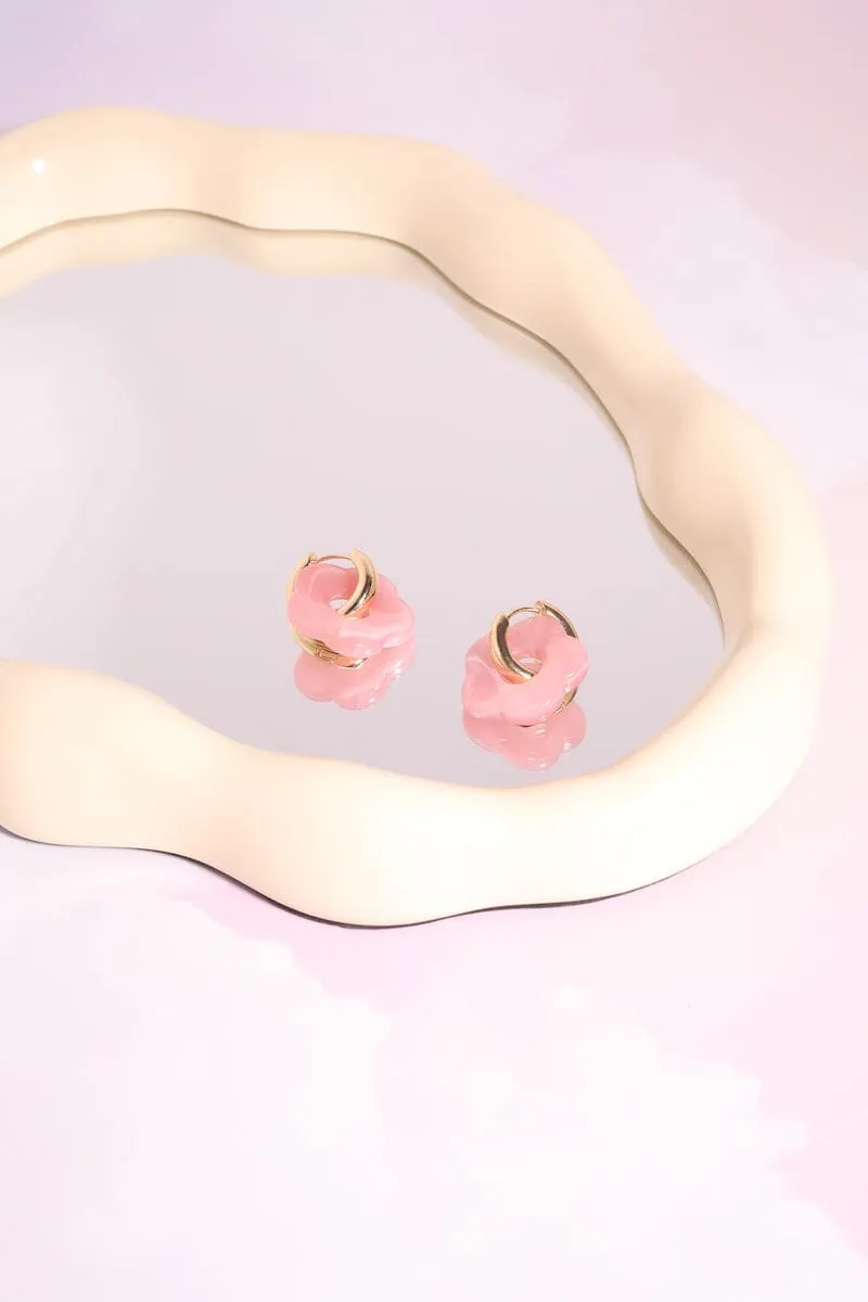 Acrylic Daisy Charm Dangle Earrings sold by Mulberry and Grand product image thumbnail 3