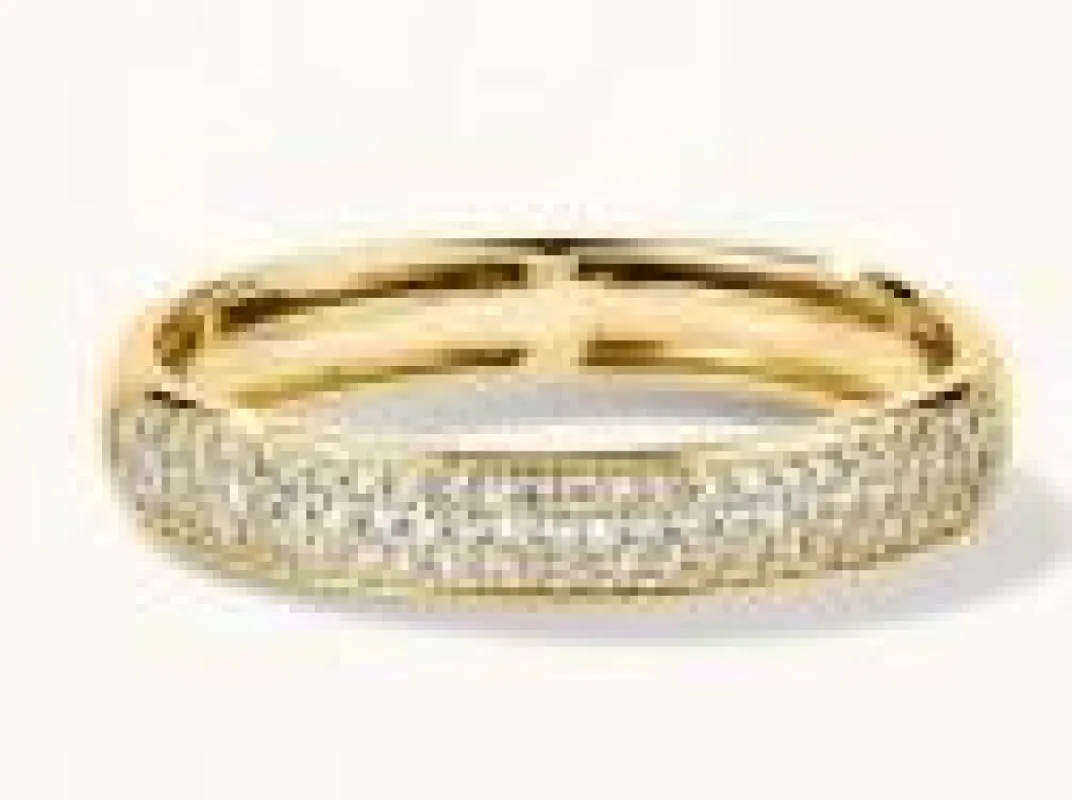 Diamond Pave Enamel Sterling Silver Ring sold by Mulberry and Grand