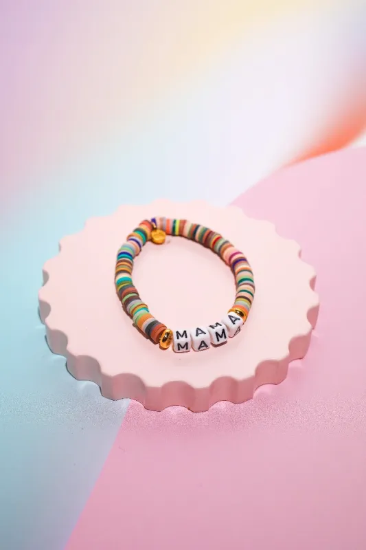 Mama Inspirational Beaded Bracelet sold by Mulberry and Grand