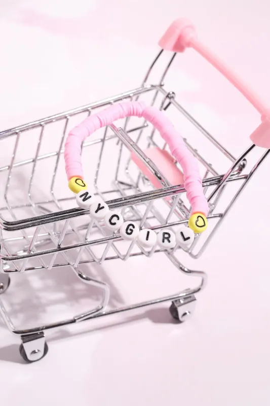 NYC Girl Inspirational Beaded Bracelet sold by Mulberry and Grand