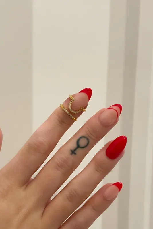 Half Moon Nail Ring sold by Mulberry and Grand