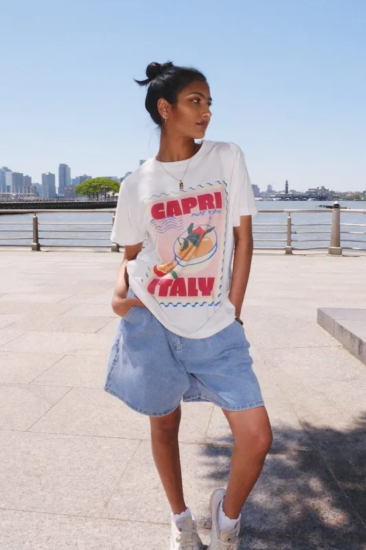 Capri Italy Graphic T-Shirt sold by Mulberry and Grand