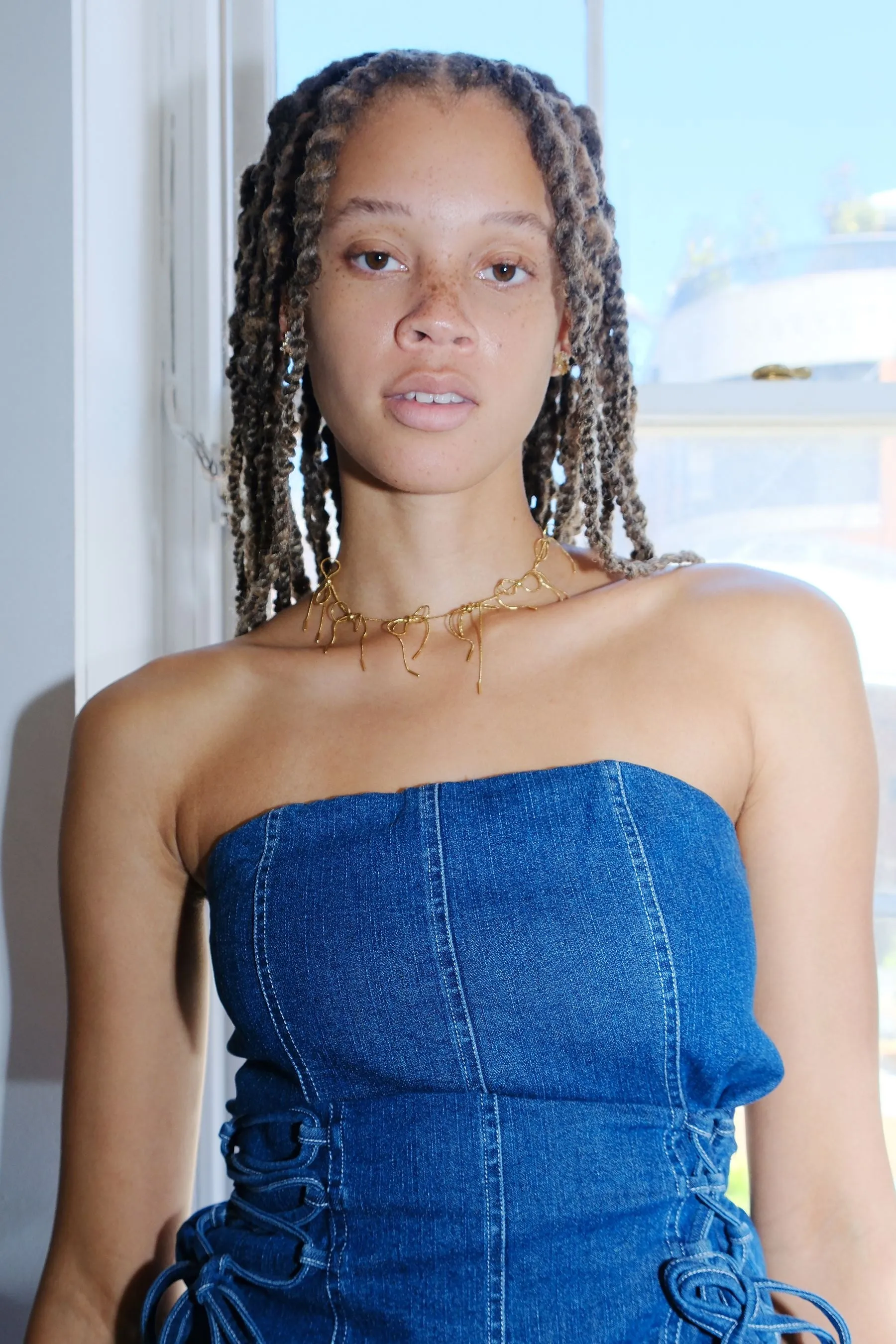 Maxine Bow Chain Necklace sold by Mulberry and Grand product image thumbnail 4