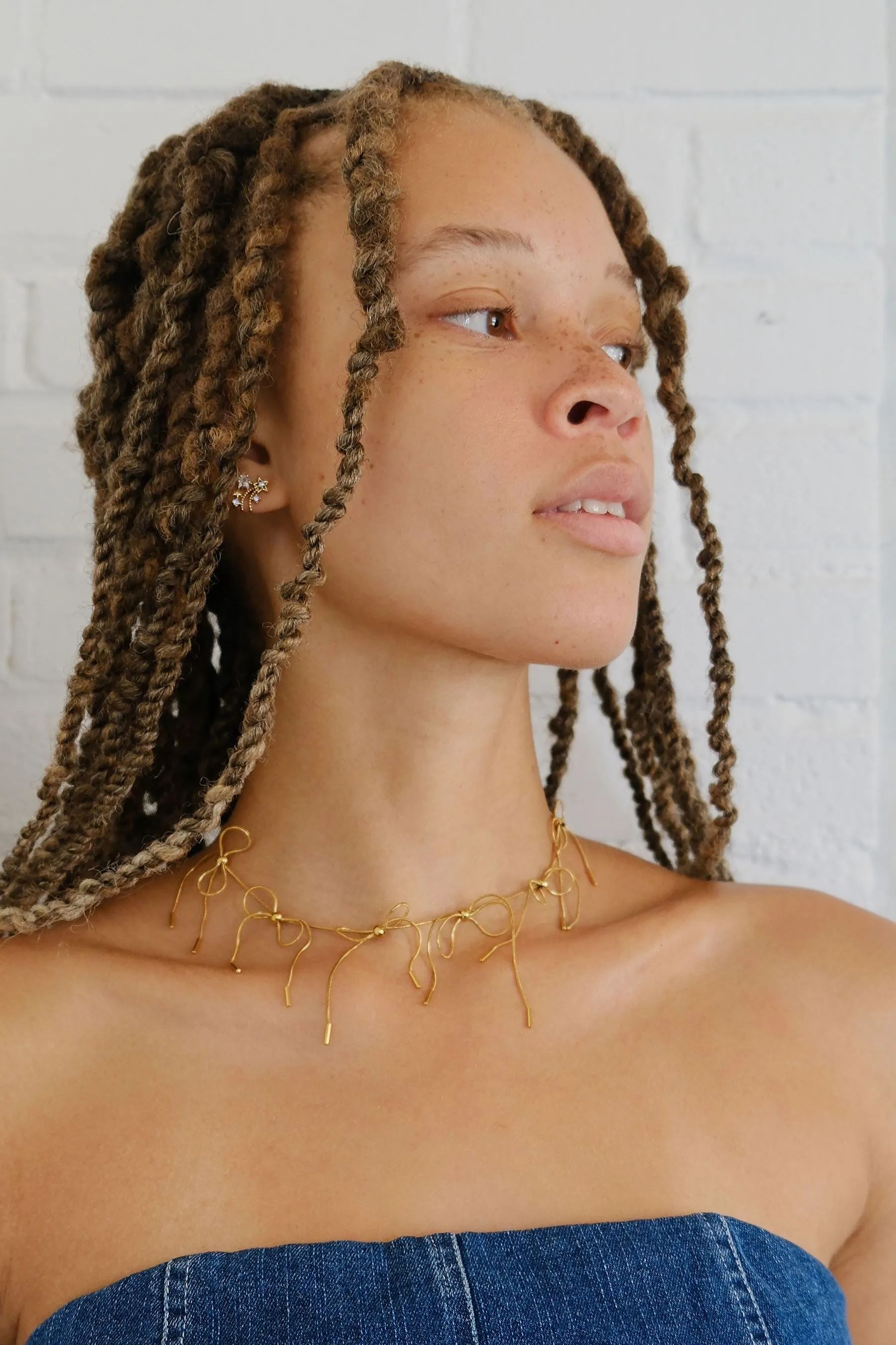 Maxine Bow Chain Necklace sold by Mulberry and Grand product image thumbnail 3