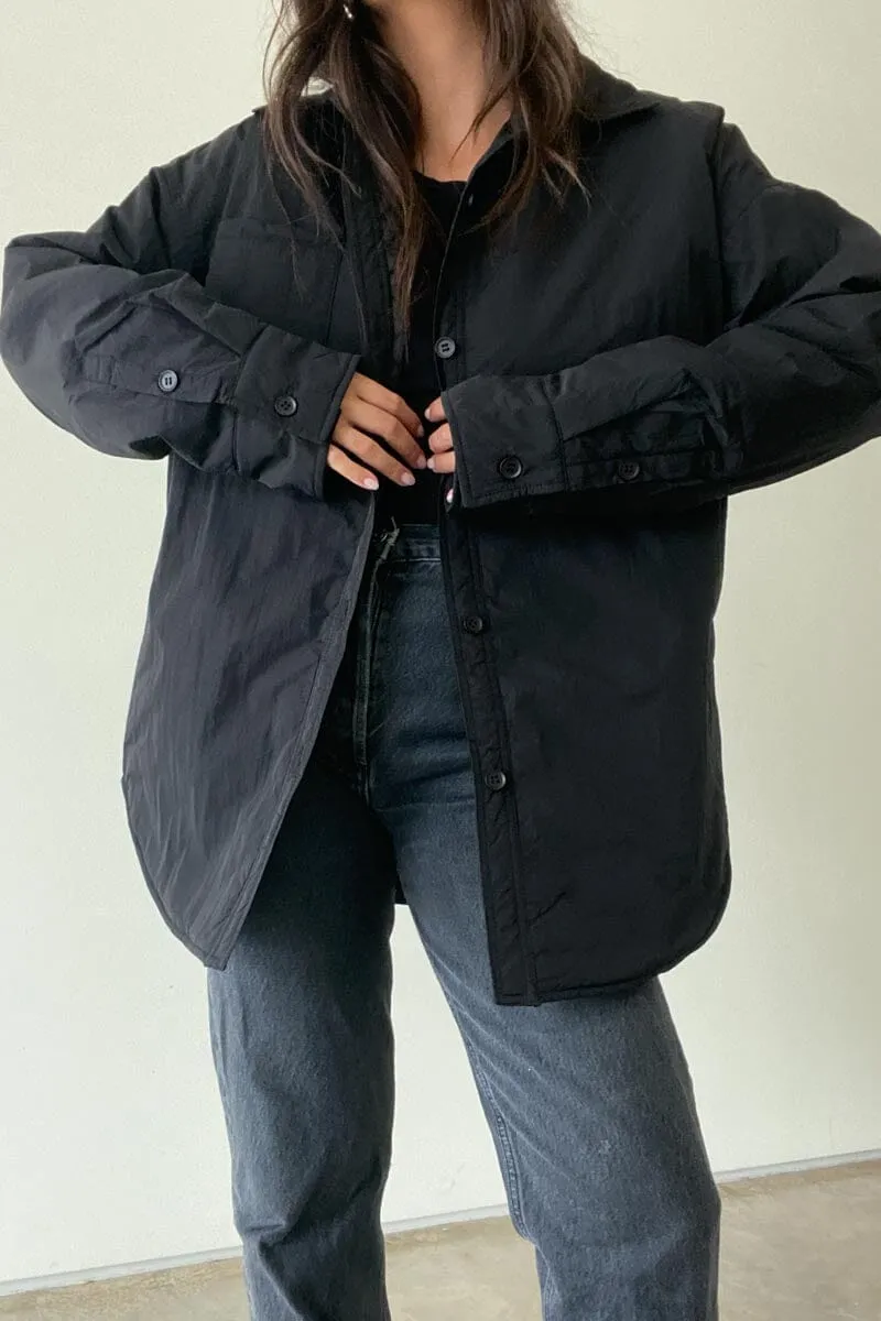 Oversized Padded Shirt Jacket sold by Mulberry and Grand product image thumbnail 2