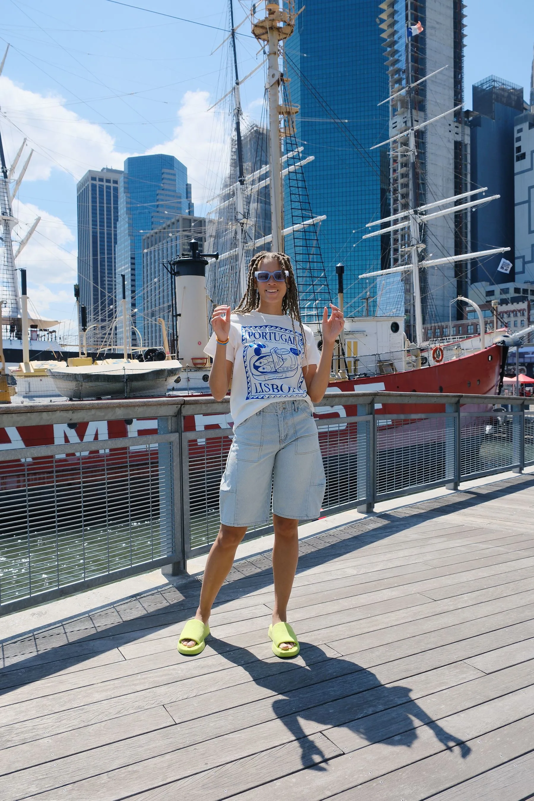 Lisbon Portugal Graphic T-Shirt sold by Mulberry and Grand product image thumbnail 5