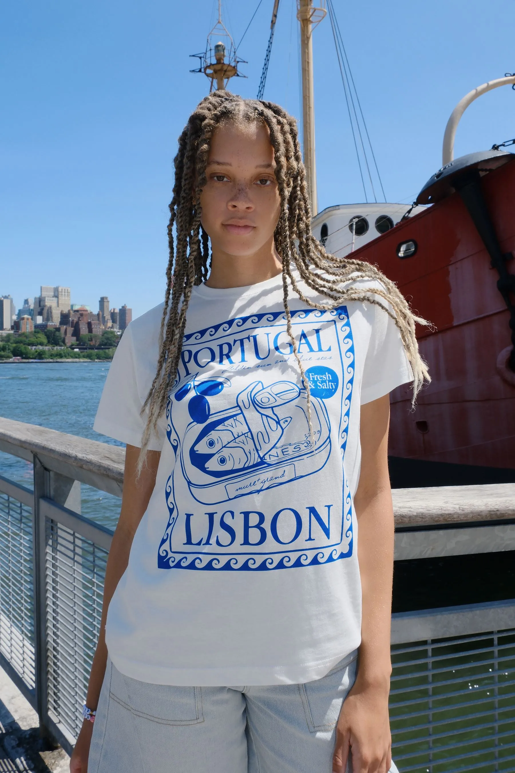 Lisbon Portugal Graphic T-Shirt sold by Mulberry and Grand product image thumbnail 2