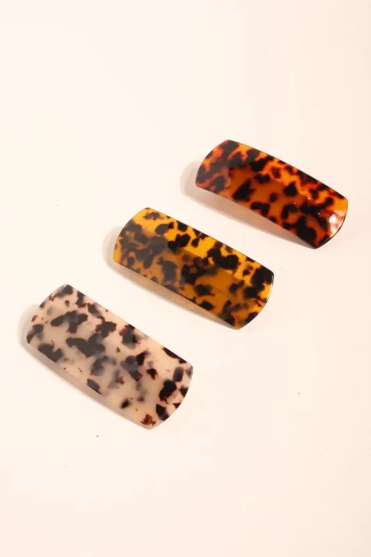 Classic Tortoise Barrette sold by Mulberry and Grand