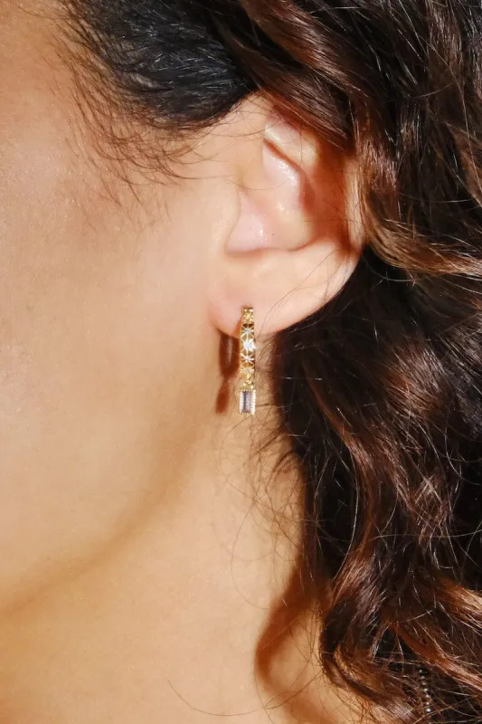 Nova Star Sterling Silver Charm Dangle Earrings sold by Mulberry and Grand