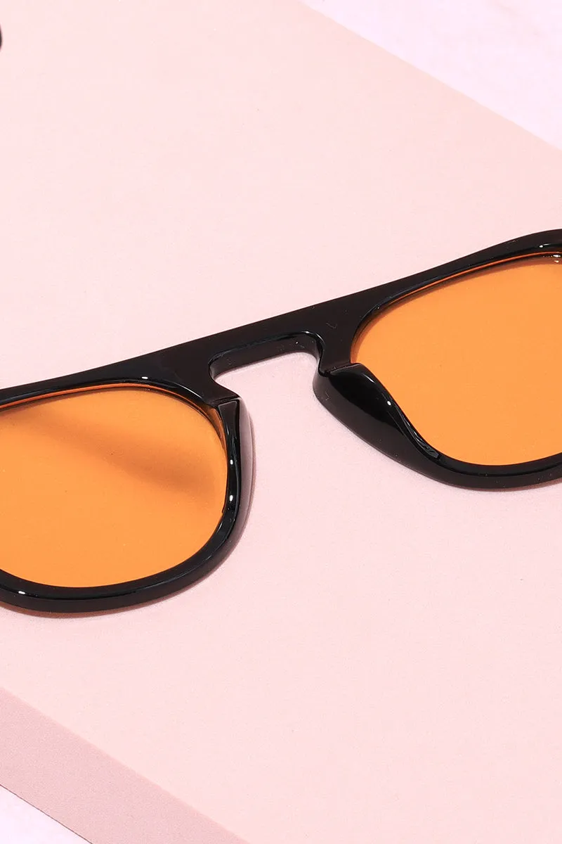 Checked In Round Frame Sunnies sold by Mulberry and Grand product image thumbnail 5