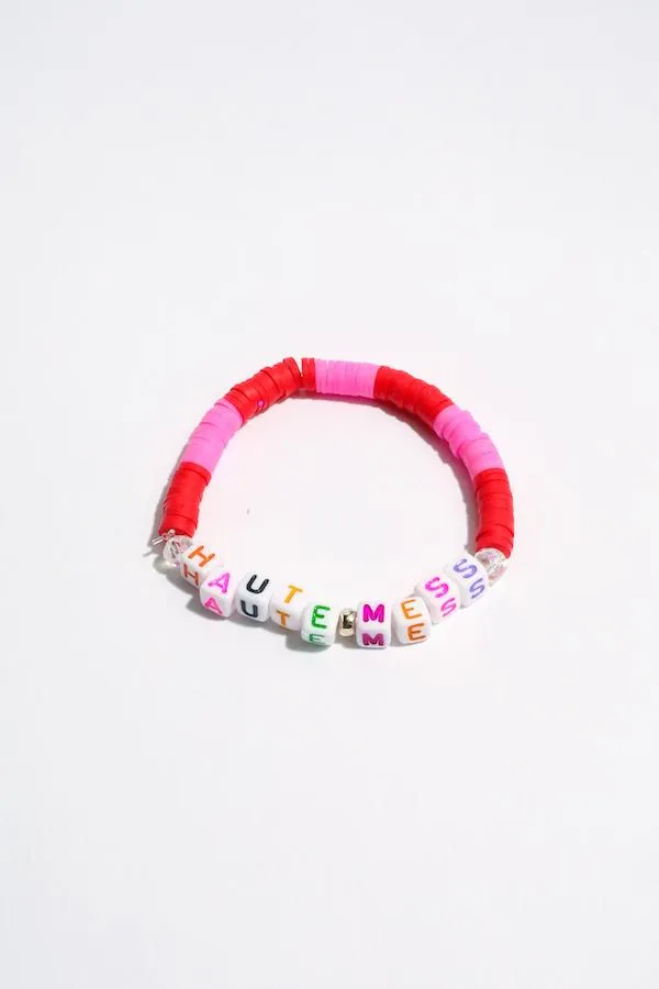 Haute Mess Colorful Inspirational Beaded Bracelet sold by Mulberry and Grand