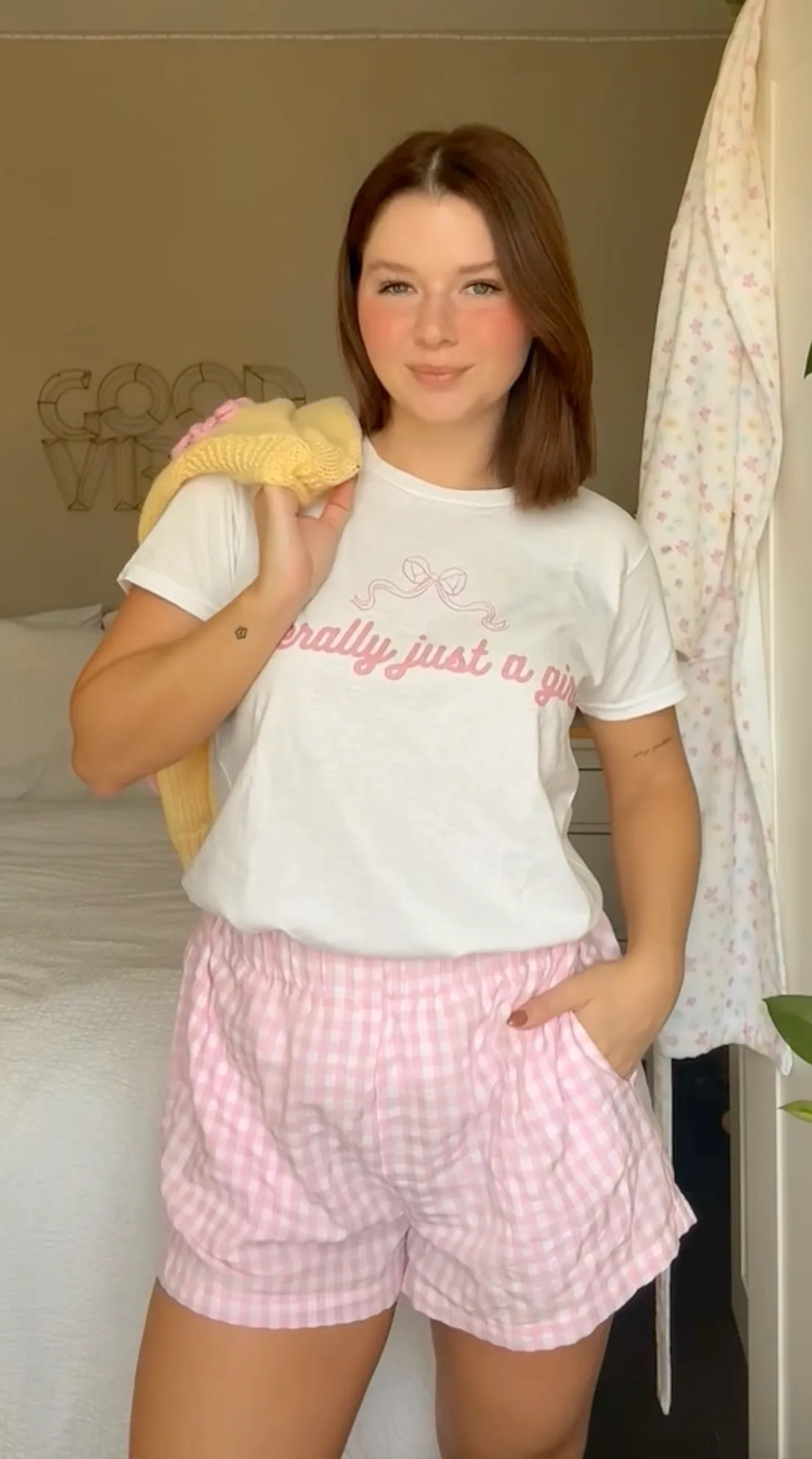 Literally Just A Girl Graphic T-Shirt sold by Mulberry and Grand