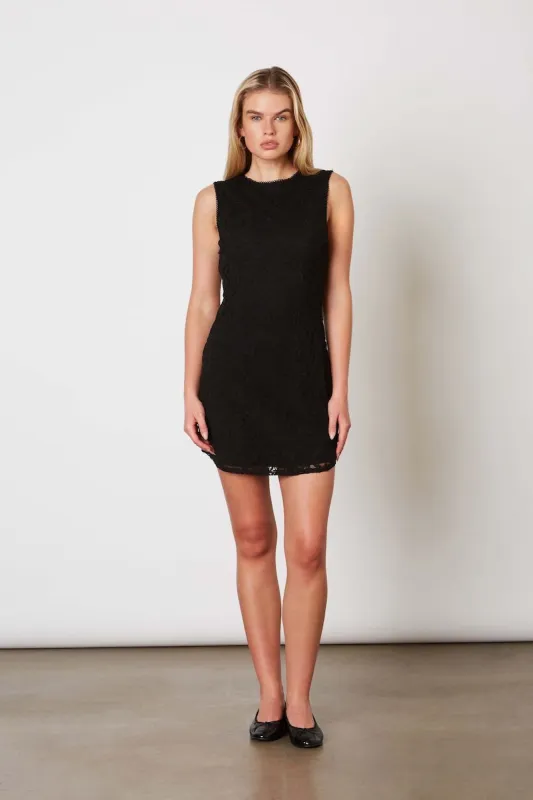 Floral Lace With A Self Tie Closure Mini Dress sold by Mulberry and Grand