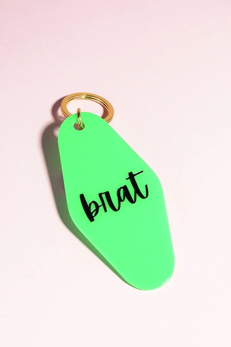 Brat Motel Keychain sold by Mulberry and Grand