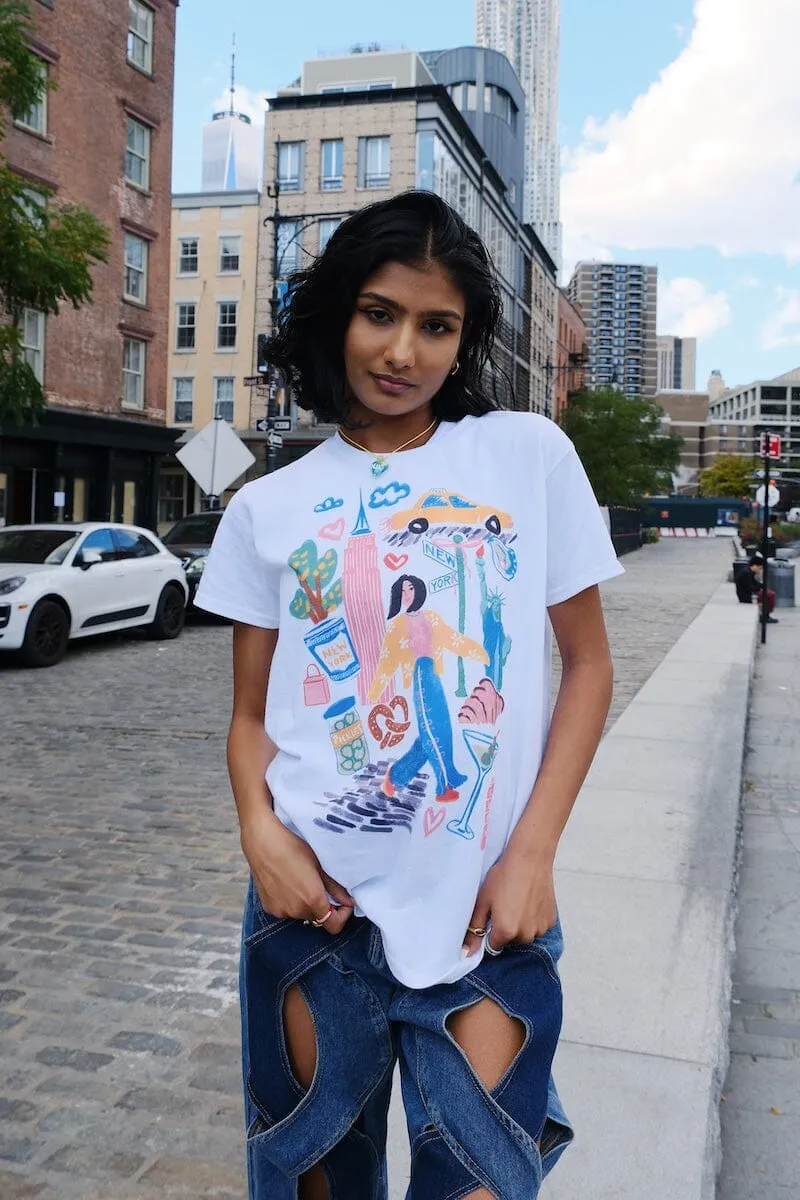 Boston Sketchbook Graphic T-Shirt sold by Mulberry and Grand product image thumbnail 2