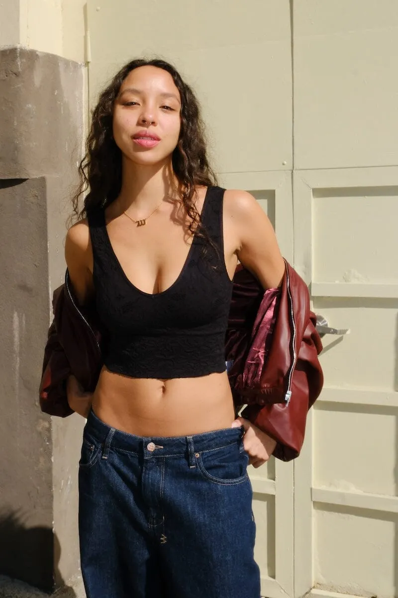 Aileen Lace V Neck Tank Top sold by Mulberry and Grand product image thumbnail 3