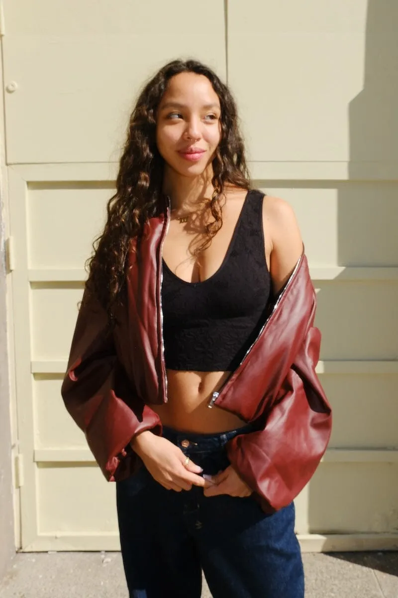 Aileen Lace V Neck Tank Top sold by Mulberry and Grand