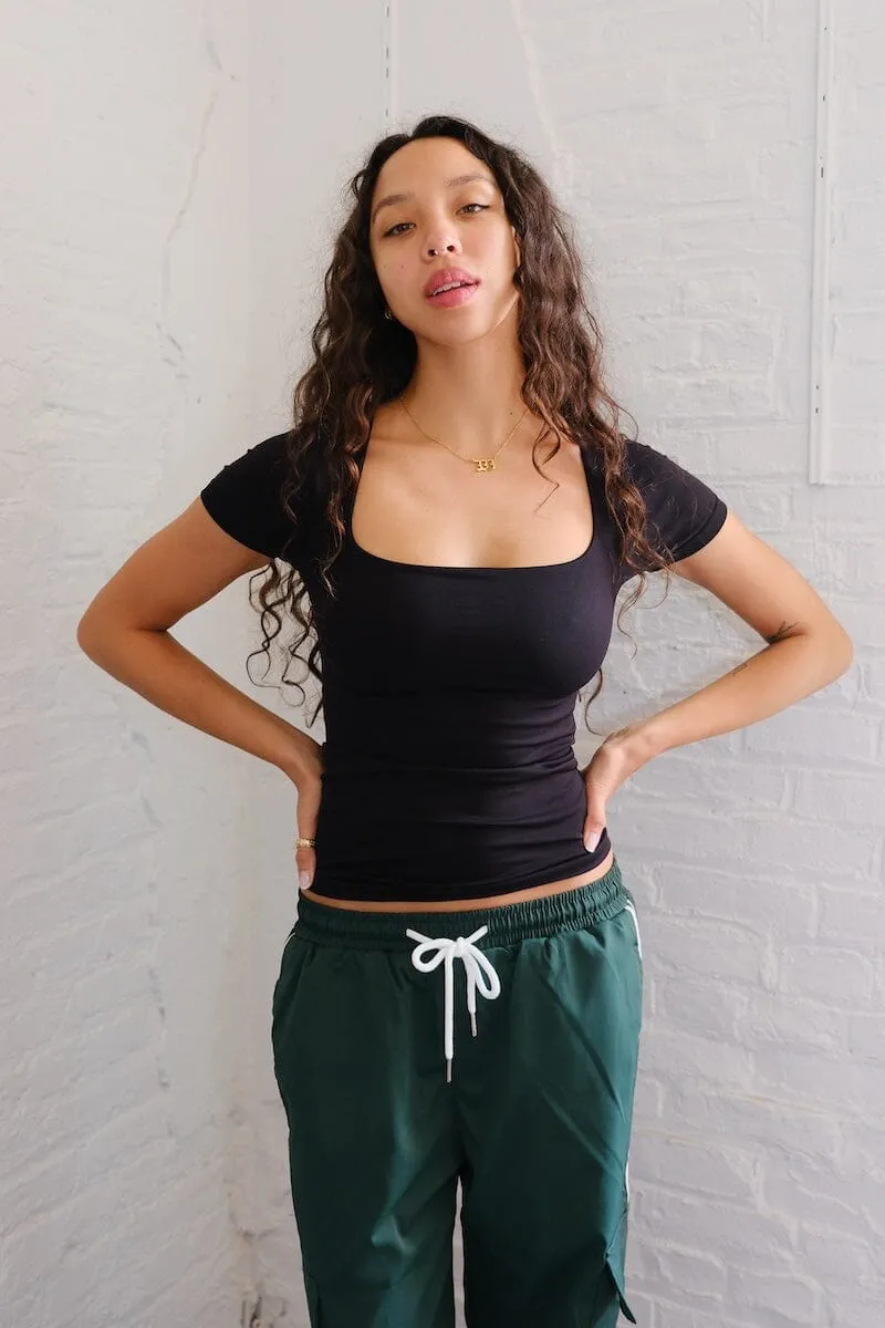 Yari Clean Lines Short Sleeve Top sold by Mulberry and Grand product image thumbnail 5