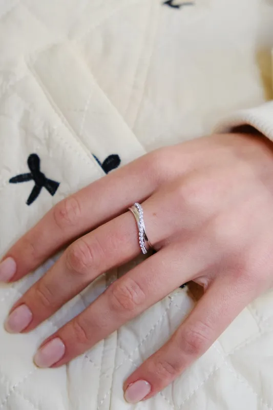 Rolling Waves Sterling Silver Ring sold by Mulberry and Grand