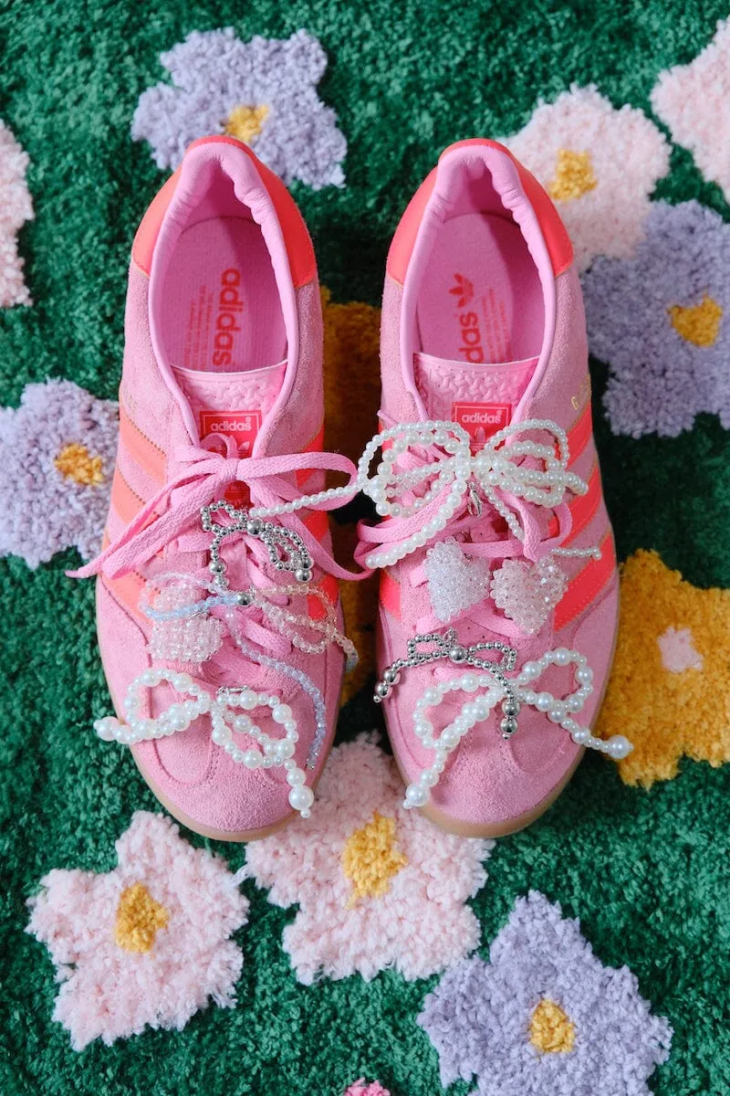 Crystal Heart Shoe Charm sold by Mulberry and Grand product image thumbnail 2