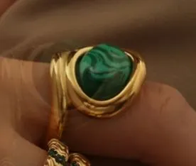Bohemian Emerald Stacking Ring sold by Mulberry and Grand