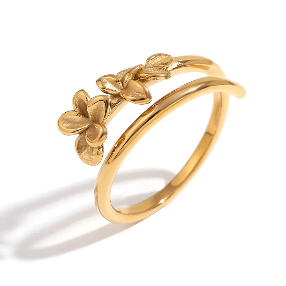 Orchid Oasis Midi Ring sold by Mulberry and Grand product image thumbnail 2