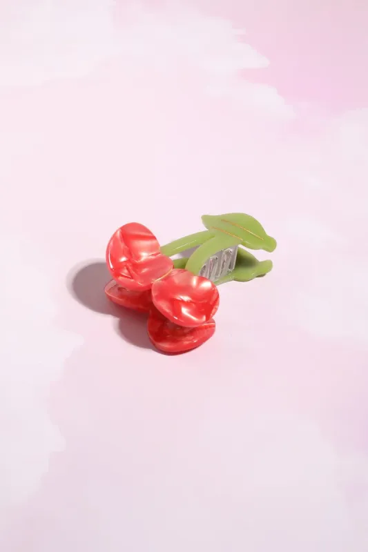 Sweet Like Cherries Claw Clip sold by Mulberry and Grand