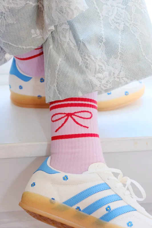 Bow Coquette Tube Socks sold by Mulberry and Grand