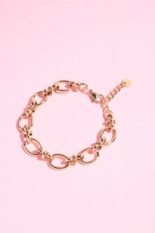 Twisted Chain Link Bracelet sold by Mulberry and Grand