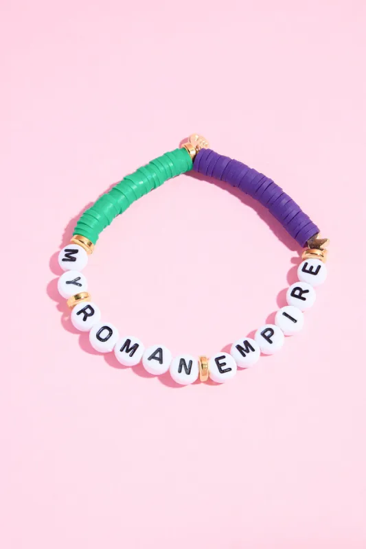 My Roman Empire Inspirational Beaded Bracelet sold by Mulberry and Grand