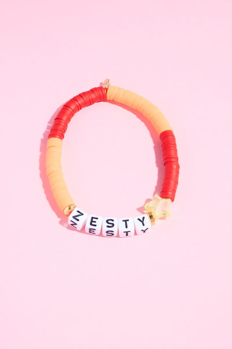 Zesty Inspirational Beaded Bracelet sold by Mulberry and Grand