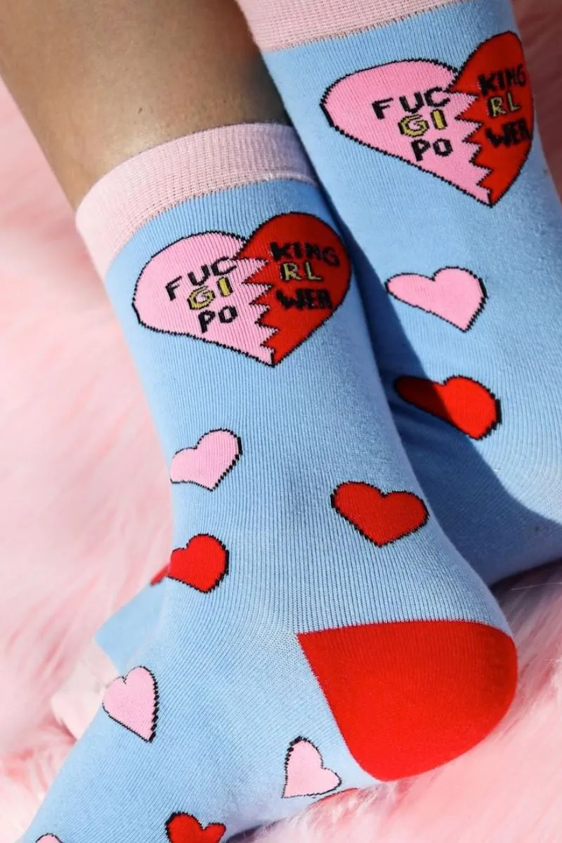 Fucking Girl Power Socks sold by Mulberry and Grand