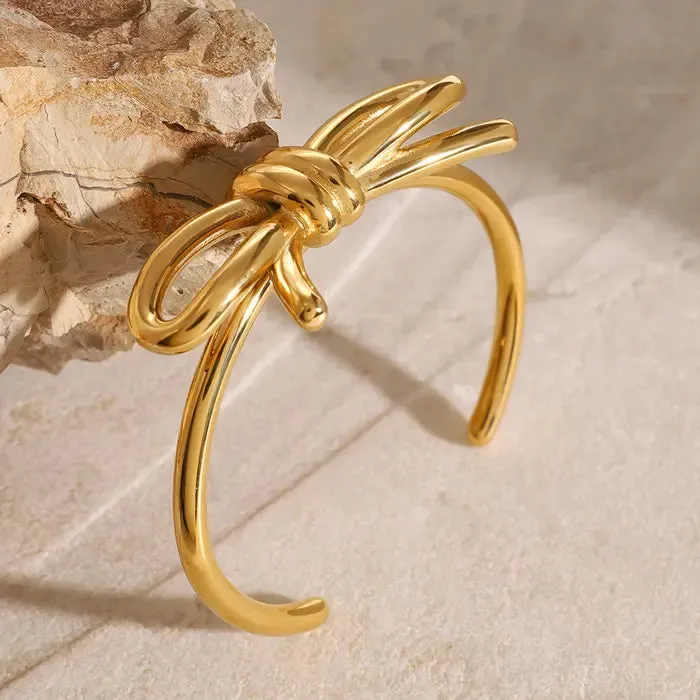 Sweet Bow Knot Bangle sold by Mulberry and Grand product image thumbnail 3