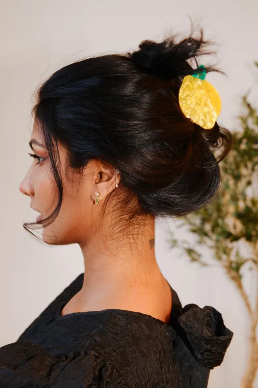Lemon Claw Clip sold by Mulberry and Grand