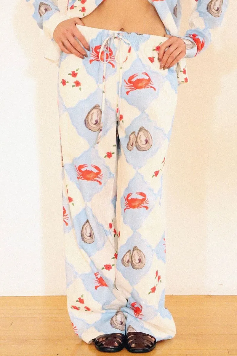 Clarita Coastal Charm Printed Drawstring Pants sold by Mulberry and Grand product image thumbnail 2