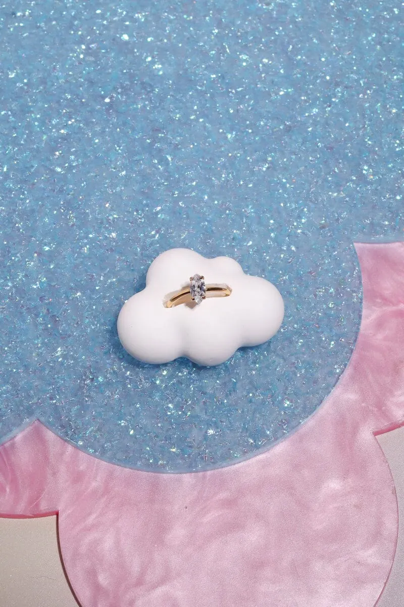 Shine Bright Midi Ring in Gold sold by Mulberry and Grand product image thumbnail 3