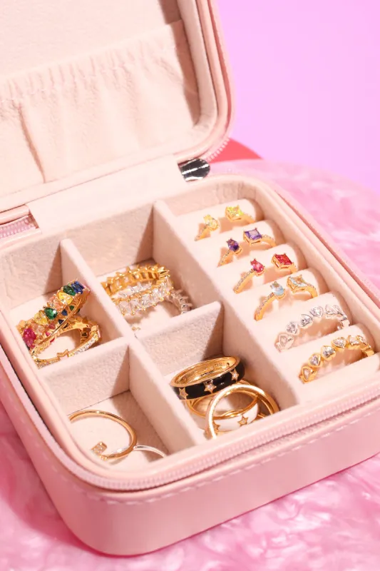 Open Tear Drop + Baguette Sterling Silver Ring sold by Mulberry and Grand