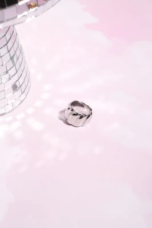 Chunky Baguette Stacking Ring sold by Mulberry and Grand