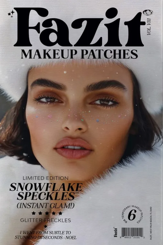 Fazit Makeup Patches - Snowflake Speckles made by Mulberry and Grand