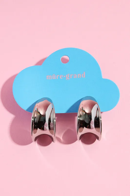 Serenity Scooped Hoop Earrings sold by Mulberry and Grand