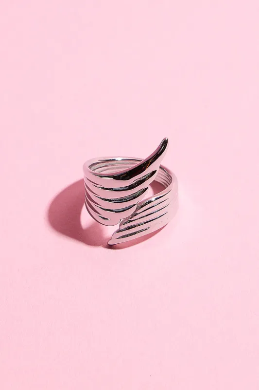 Angel Wing Stacking Ring sold by Mulberry and Grand
