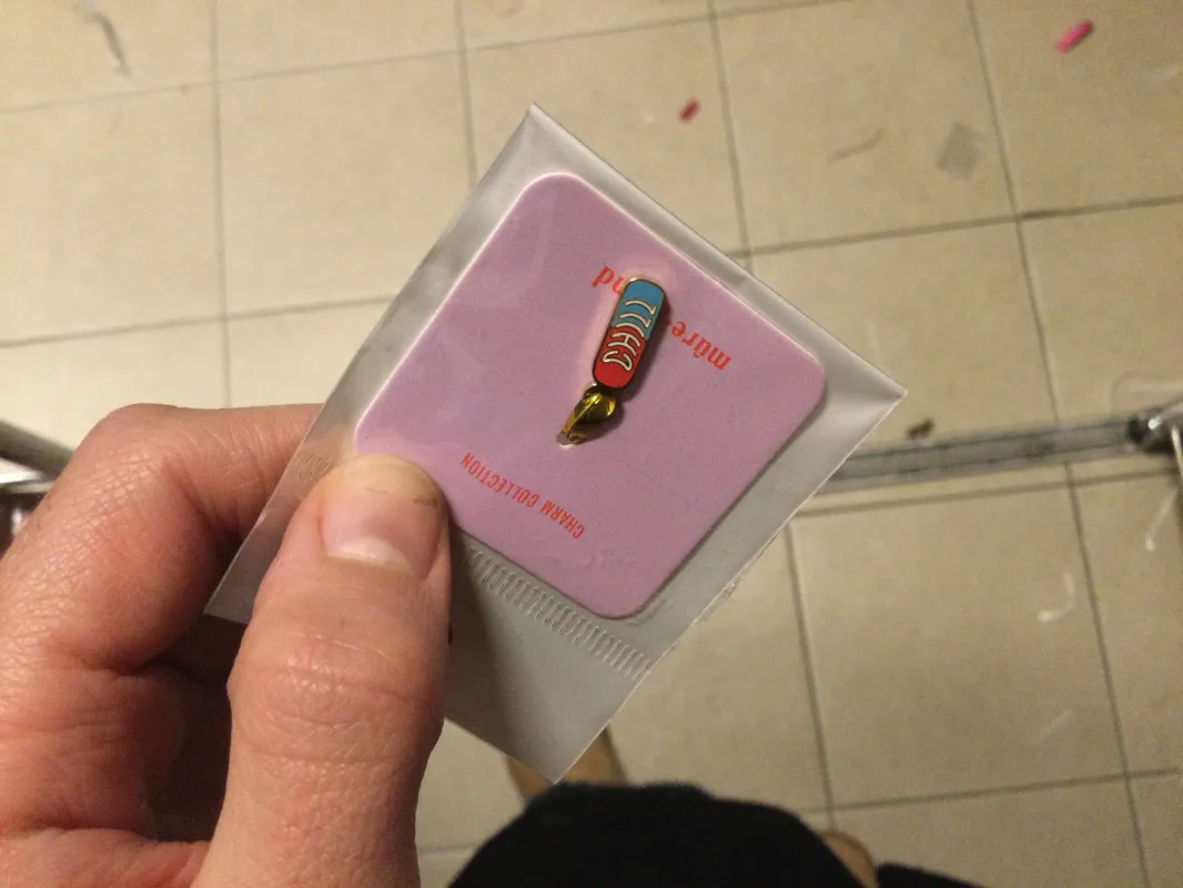 Chill Enamel Dangle Charm sold by Mulberry and Grand