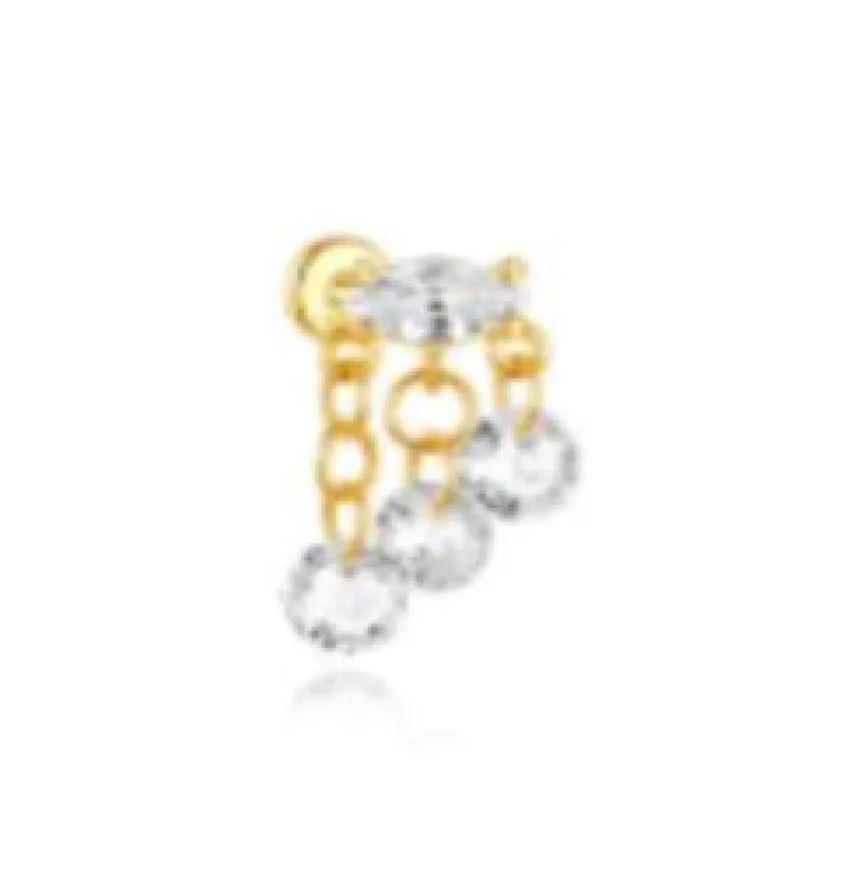 Rain Clouds Sterling Silver Nap Earrings sold by Mulberry and Grand