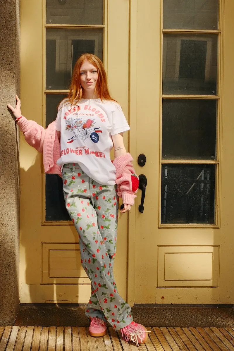 Fresh Blooms Flower Market Graphic T-shirt sold by Mulberry and Grand product image thumbnail 2