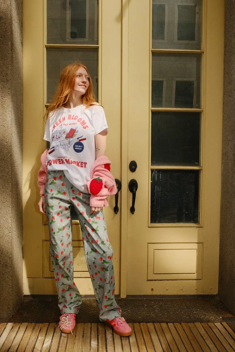 Fresh Blooms Flower Market Graphic T-shirt sold by Mulberry and Grand product image thumbnail 3